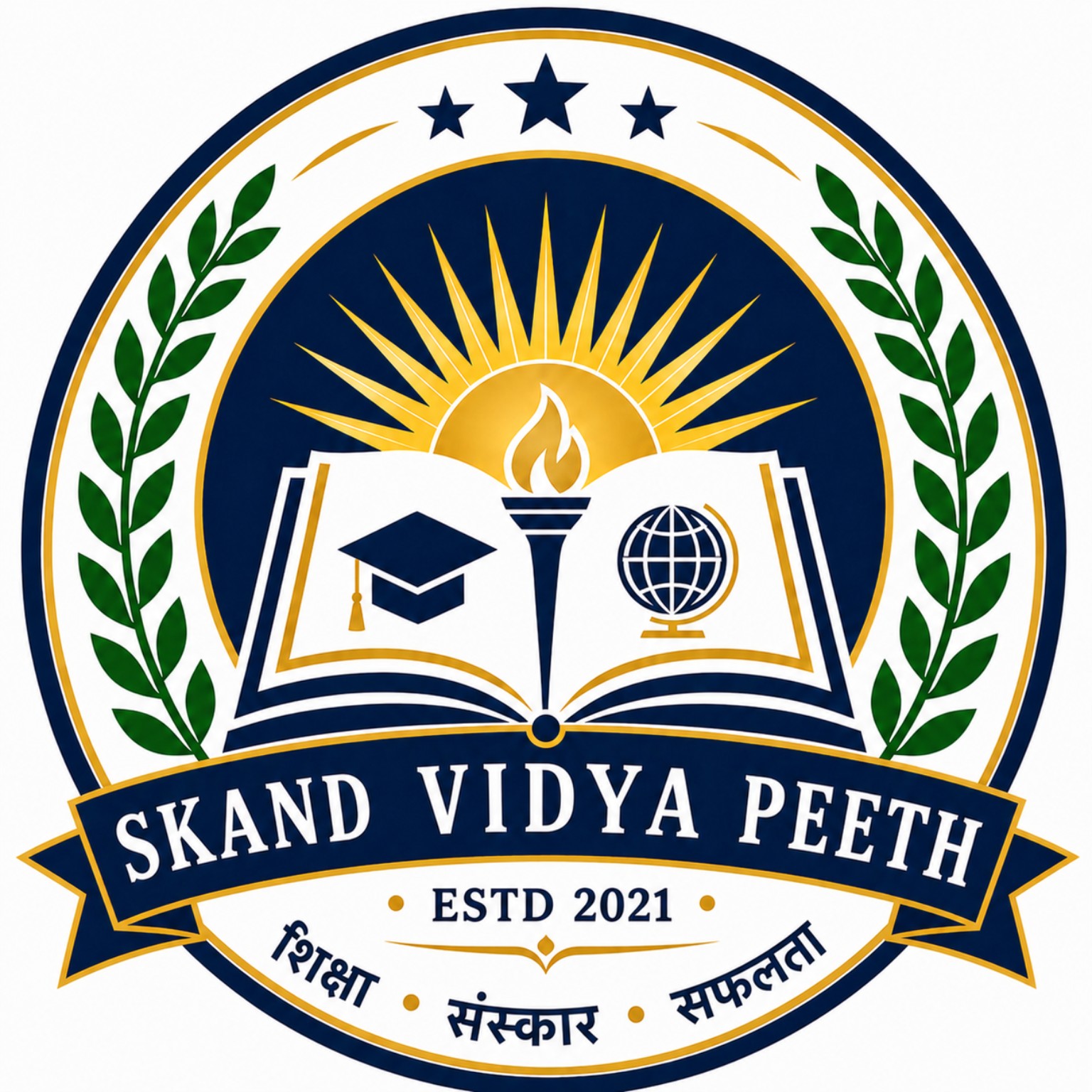 SKAND VIDYA PEETH Logo
